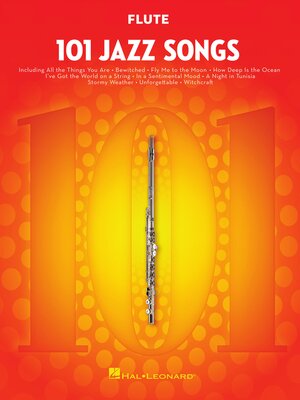 cover image of 101 Jazz Songs for Flute